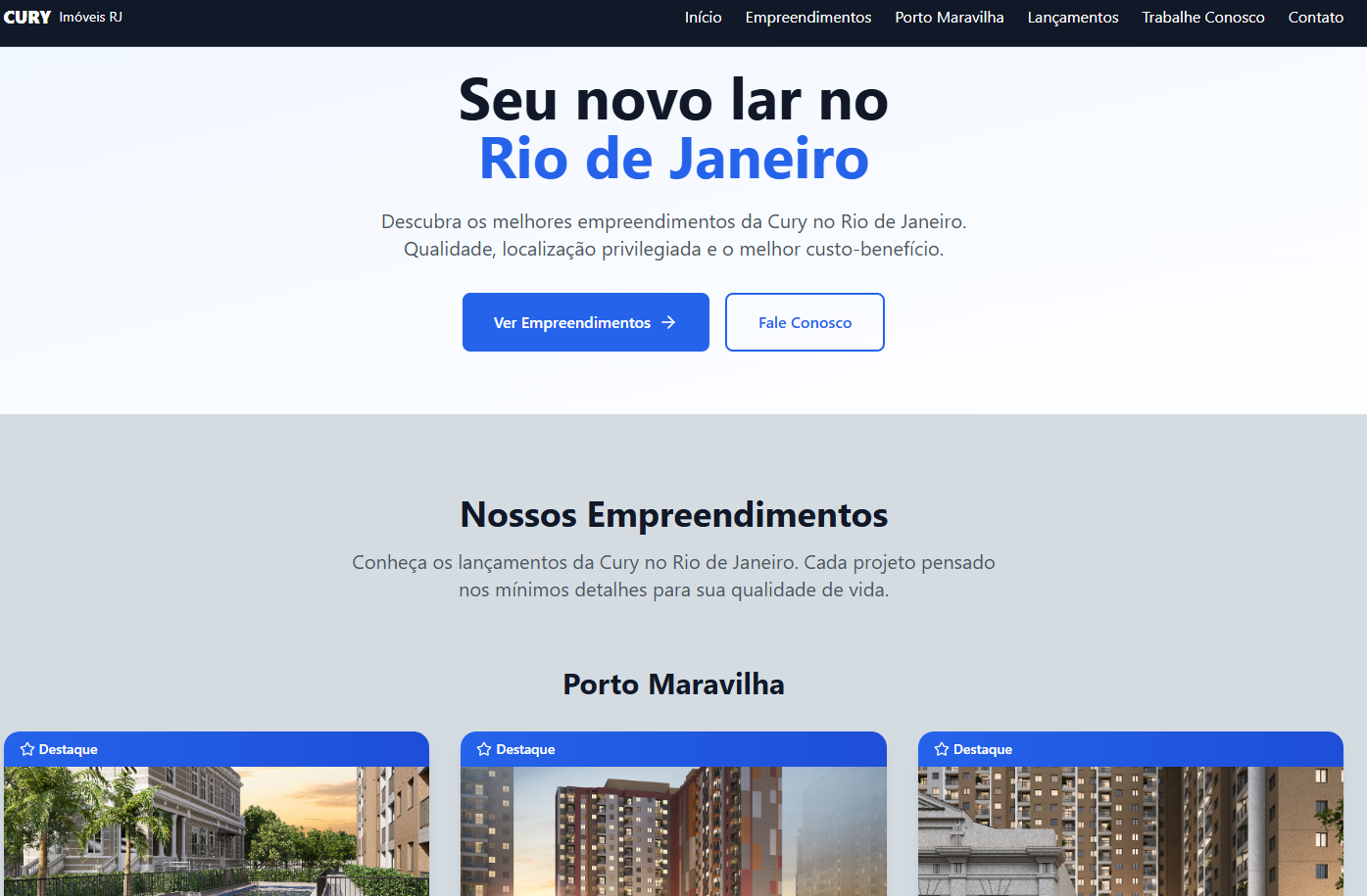 Cury Imóveis RJ